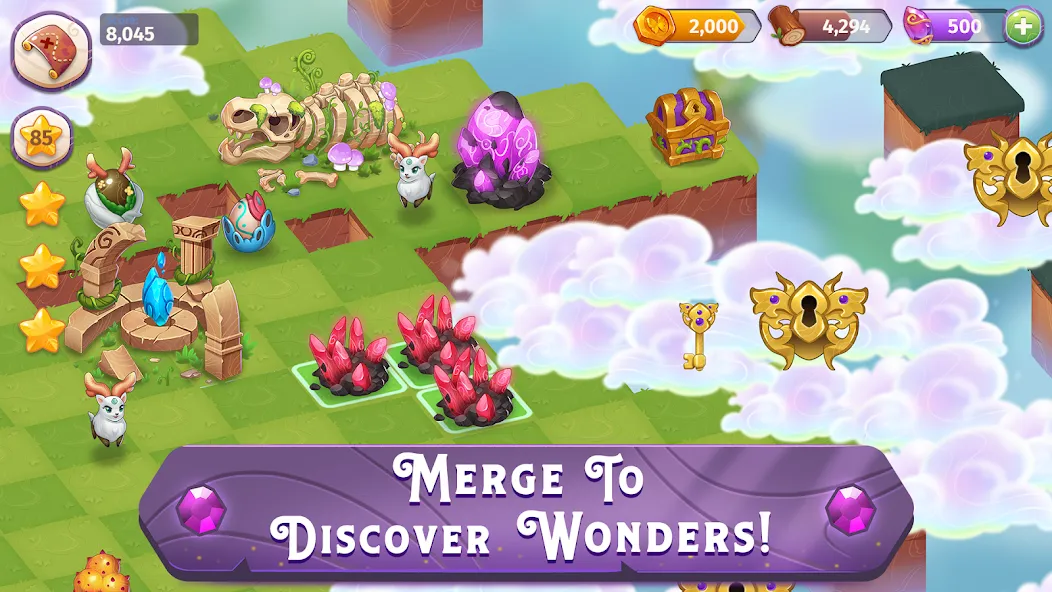 Merge Magic!  [МОД Бесконечные монеты] Screenshot 1