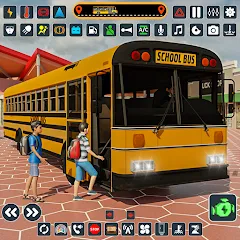 Взлом School Bus 3d : City Bus Games (Школьный автобус симулятор игры на автобусе)  [МОД Unlocked] - последняя версия apk на Андроид