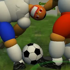 Скачать взломанную Goofball Goals Soccer Game 3D (Гуфбол Голз Соккер Гейм 3Д)  [МОД Unlocked] - стабильная версия apk на Андроид