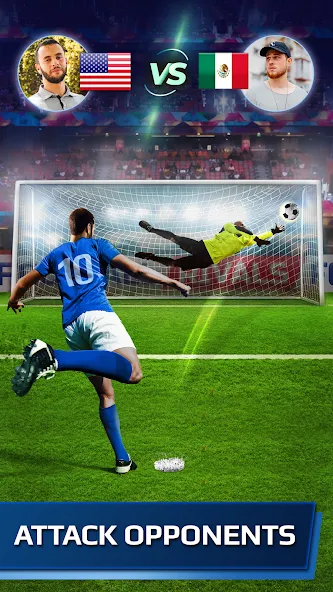 Football Rivals: Soccer Game (Футбольные соперники)  [МОД Unlimited Money] Screenshot 1