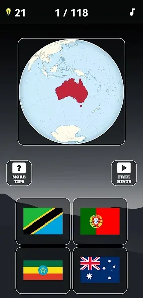 Guess the World Map Quiz  [МОД Mega Pack] Screenshot 4