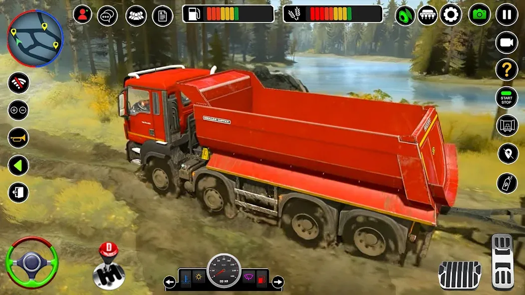 Offroad Mud Truck Simulator 3D  [МОД Unlimited Money] Screenshot 4