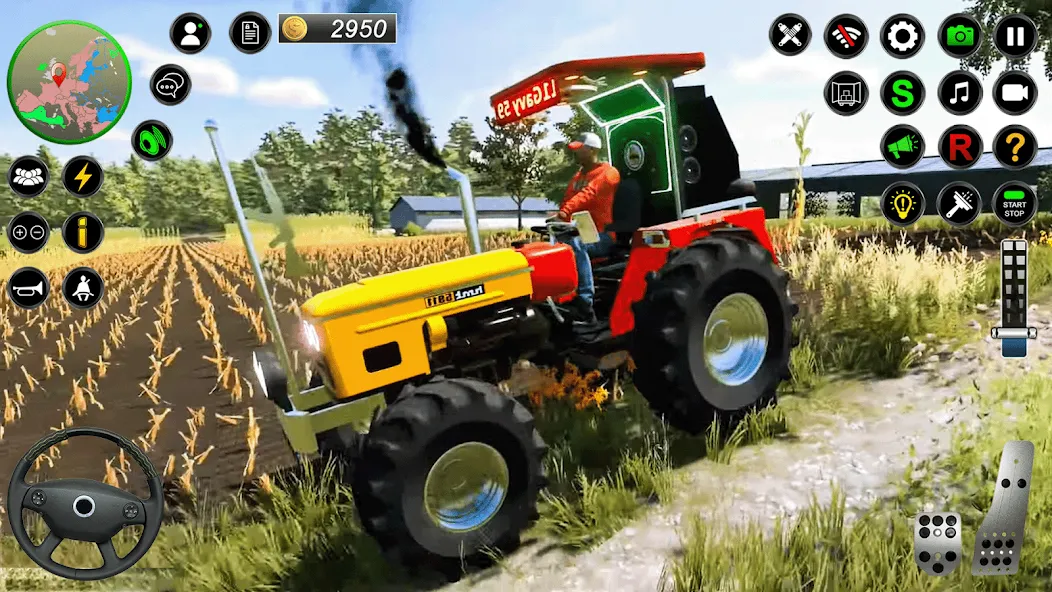 Real Farmer Tractor Drive Game (Фармер Трактор 3Д Фермерские Игры)  [МОД Много денег] Screenshot 3