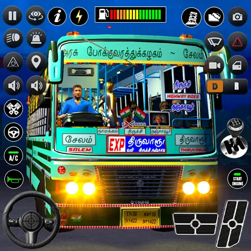 Real Passenger Bus Driving Sim  [МОД Меню] Screenshot 1