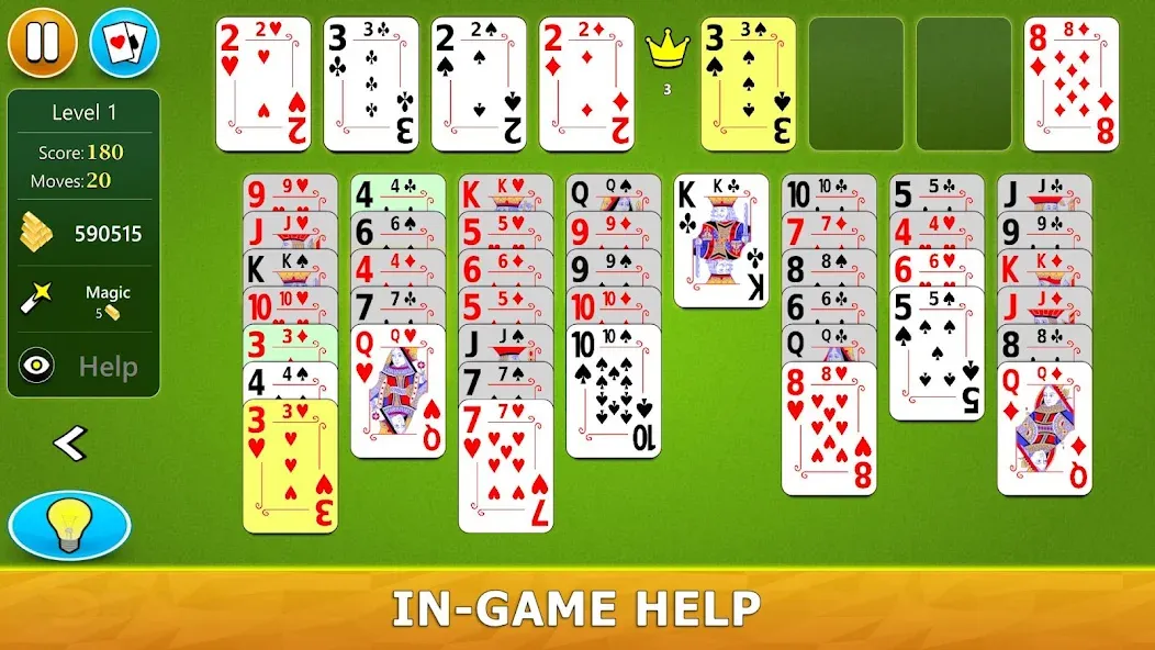 FreeCell Solitaire - Card Game  [МОД Бесконечные монеты] Screenshot 5