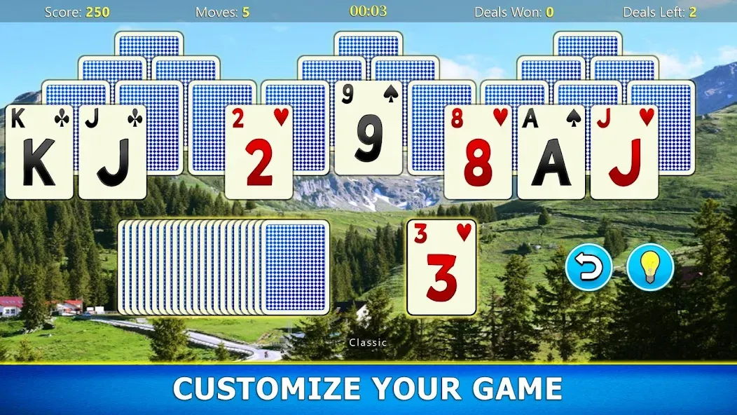 TriPeaks Solitaire Mobile  [МОД Unlocked] Screenshot 3