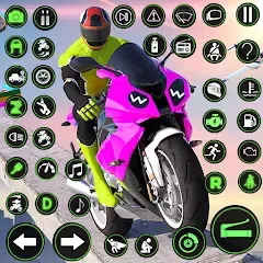 Скачать взломанную Racing Bike Stunt Games Master (Гонки на мотоциклах Мастер игр в трюки)  [МОД Unlimited Money] - полная версия apk на Андроид