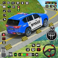 Взлом Police Car Driving School Game (Полицейская школа вождения автомобилей)  [МОД Menu] - последняя версия apk на Андроид