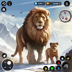 Скачать взлом Lion Simulator Wild Lion Games  [МОД Unlimited Money] - последняя версия apk на Андроид