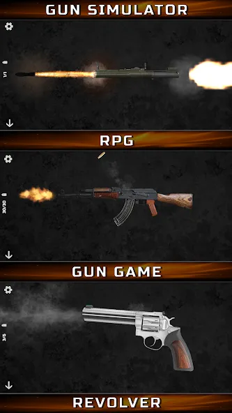 Gun Simulator : Tough Guns  [МОД Много денег] Screenshot 2