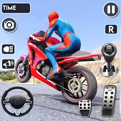 Скачать взлом Spider Bike Stunt 3D Mega Ramp  [МОД Бесконечные монеты] - стабильная версия apk на Андроид