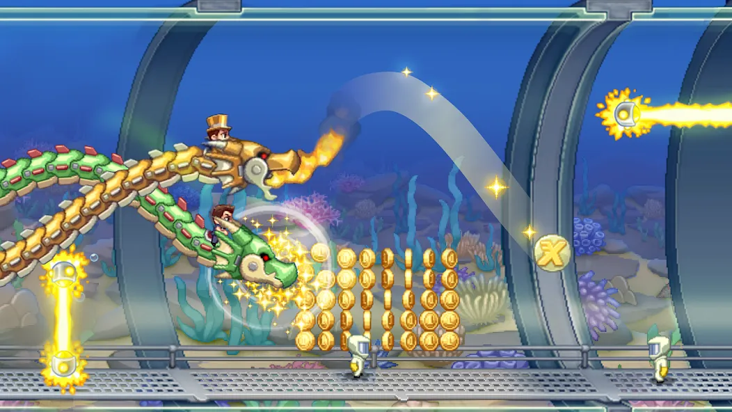 Jetpack Joyride (Джетпак Джойрайд)  [МОД Все открыто] Screenshot 1