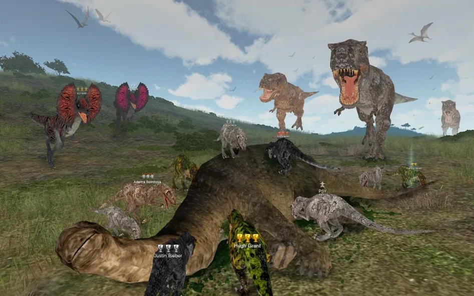 Dinos Online (Динос Онлайн)  [МОД Меню] Screenshot 2