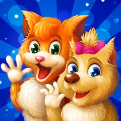 Скачать взлом Cat & Dog Story Adventure Game  [МОД Бесконечные монеты] - стабильная версия apk на Андроид