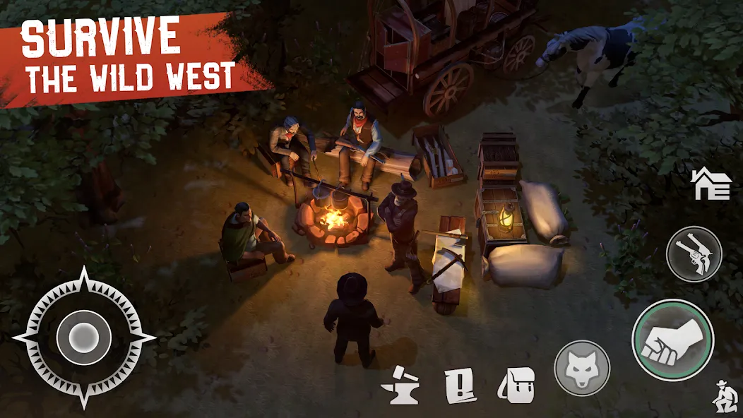 Westland Survival: Cowboy Game (Вестланд Сурвайвал)  [МОД Много денег] Screenshot 3