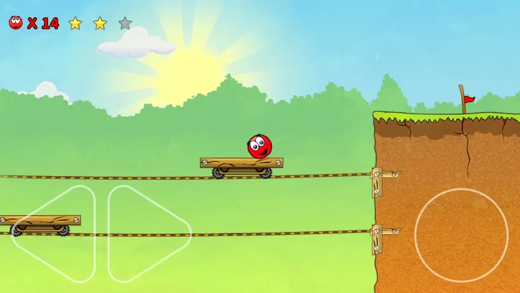 Red Ball 3: Jump for Love! Bou (Ред Болл 3)  [МОД Все открыто] Screenshot 1