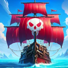 Взломанная Pirate Ships・Build and Fight  [МОД Меню] - последняя версия apk на Андроид