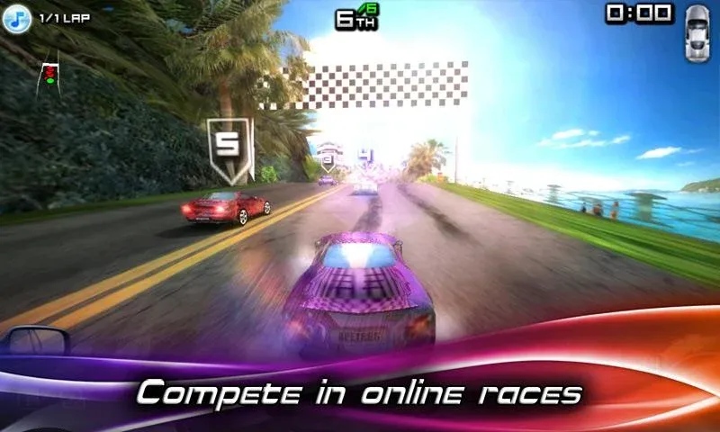 Race Illegal: High Speed 3D (Рейс Иллигал)  [МОД Unlocked] Screenshot 1