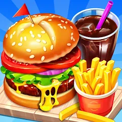 Взломанная Cooking Restaurant Food Games  [МОД Unlimited Money] - полная версия apk на Андроид