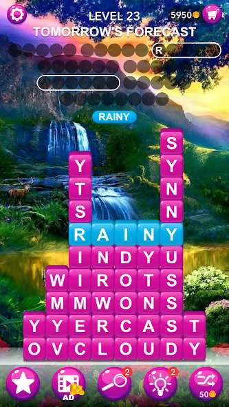 Word Tiles :Hidden Word Search  [МОД Menu] Screenshot 3