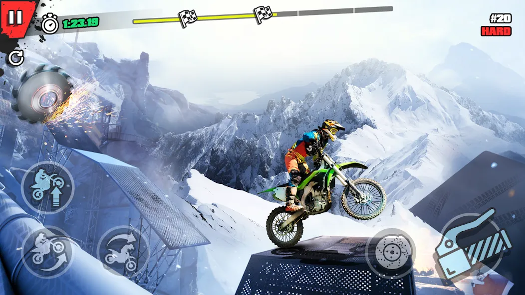 Trial Mania: Dirt Bike Games (Трайал Мания)  [МОД Бесконечные монеты] Screenshot 3