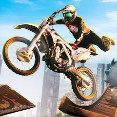 Взломанная Trial Mania: Dirt Bike Games (Трайал Мания)  [МОД Бесконечные монеты] - полная версия apk на Андроид