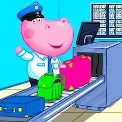 Взлом Hippo: Airport Profession Game  [МОД Unlimited Money] - последняя версия apk на Андроид