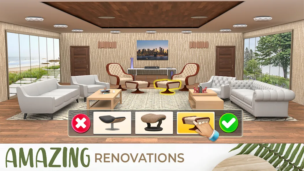 My Home Makeover Design: Games (Мой дизайн ремонта дома)  [МОД Unlocked] Screenshot 4