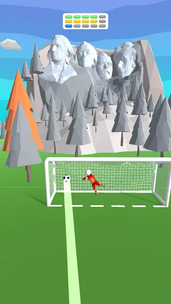 Goal Party - Soccer Freekick (Гоал Парти)  [МОД Бесконечные монеты] Screenshot 5