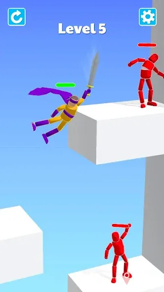 Ragdoll ninja: Imposter hero (Рагдолл Ниндзя)  [МОД Menu] Screenshot 2