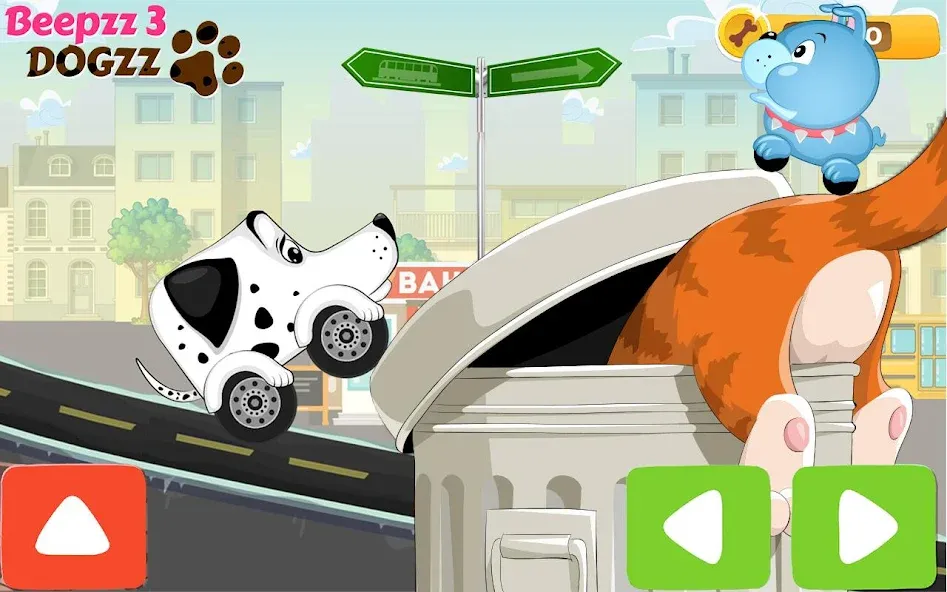 Racing games for kids - Dogs  [МОД Бесконечные монеты] Screenshot 3