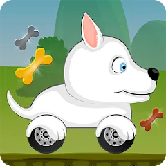 Взломанная Racing games for kids - Dogs  [МОД Бесконечные монеты] - стабильная версия apk на Андроид