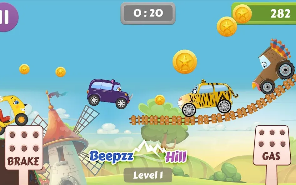 Car Racing game for toddlers  [МОД Menu] Screenshot 3