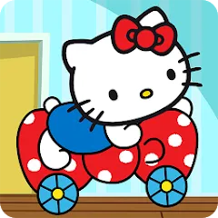 Взломанная Hello Kitty games - car game  [МОД Все открыто] - последняя версия apk на Андроид