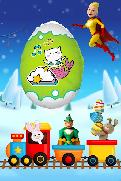 Surprise Eggs - Toddler games  [МОД Бесконечные деньги] Screenshot 4