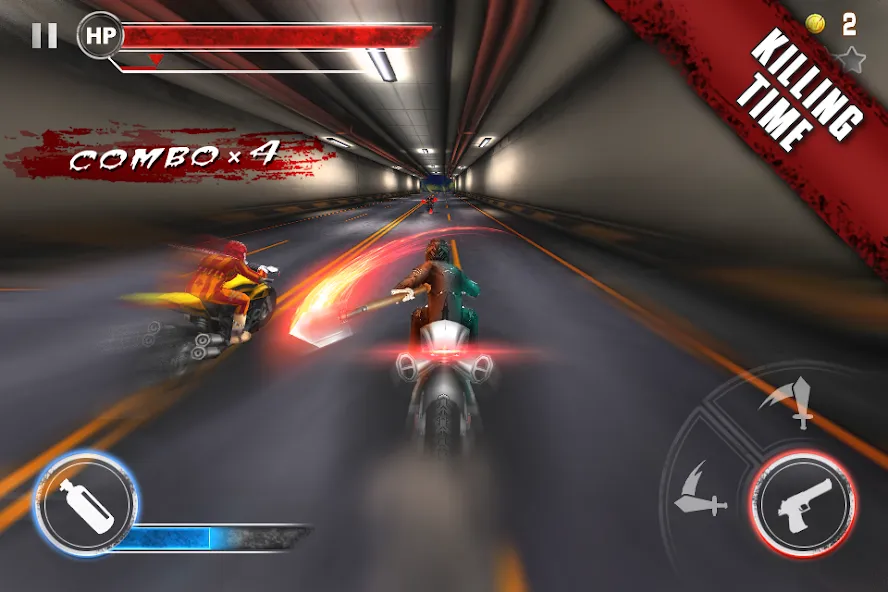 Death Moto 3 : Fighting  Rider (дет мото 3)  [МОД Mega Pack] Screenshot 2