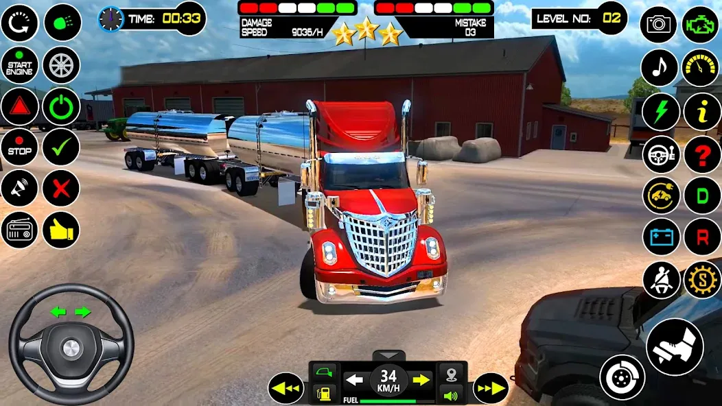 US Truck Driving Cargo Game 3D (Американский грузовик водителя)  [МОД Много монет] Screenshot 2