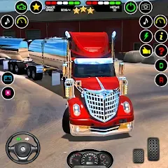 Скачать взлом US Truck Driving Cargo Game 3D (Американский грузовик водителя)  [МОД Много монет] - последняя версия apk на Андроид