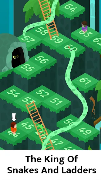 Snakes and Ladders Board Games  [МОД Много монет] Screenshot 1