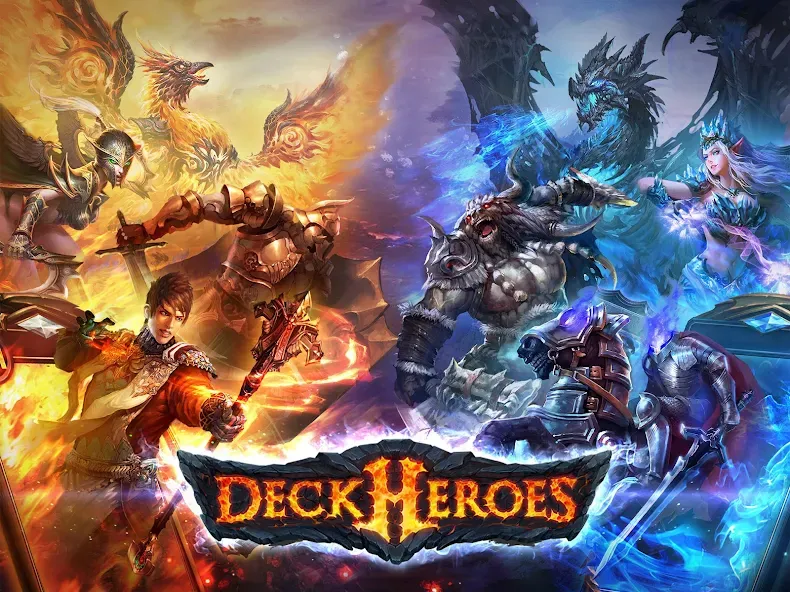 Deck Heroes: Legacy (Дек Герои)  [МОД Много денег] Screenshot 1