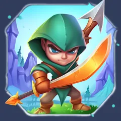 Взломанная The Walking Hero - Idle RPG (Зе Волкинг Хиро)  [МОД Много денег] - последняя версия apk на Андроид