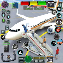 Скачать взломанную Pilot Flight Simulator Games  [МОД Меню] - последняя версия apk на Андроид