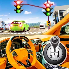 Скачать взлом Modern Car Driving School Game  [МОД Много монет] - последняя версия apk на Андроид