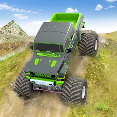 Взломанная Monster Truck Off Road Racing  [МОД Mega Pack] - последняя версия apk на Андроид