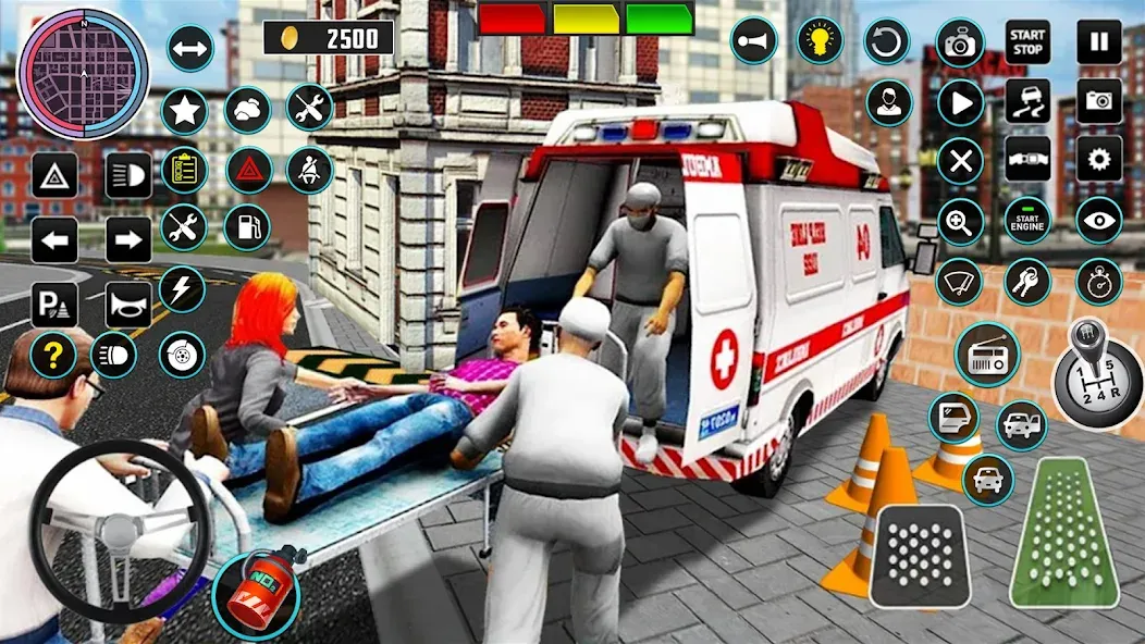 Heli Ambulance Simulator Game  [МОД Бесконечные деньги] Screenshot 5