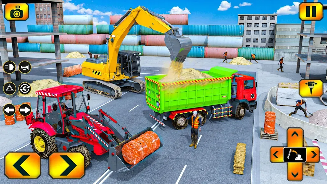 Sand Excavator Simulator Games  [МОД Unlimited Money] Screenshot 3