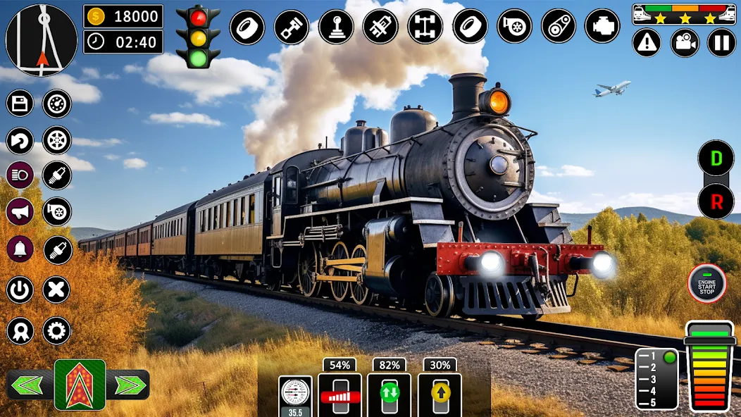 City Train Games Driver Sim 3D  [МОД Много монет] Screenshot 3