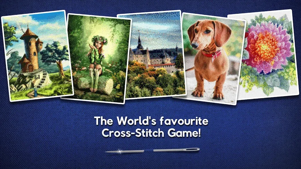 Cross-Stitch World (Кросс)  [МОД Бесконечные деньги] Screenshot 1