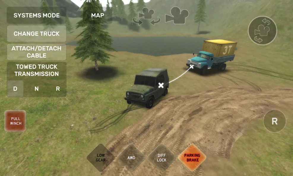 Dirt Trucker: Muddy Hills (Дрт Трукер)  [МОД Много монет] Screenshot 1