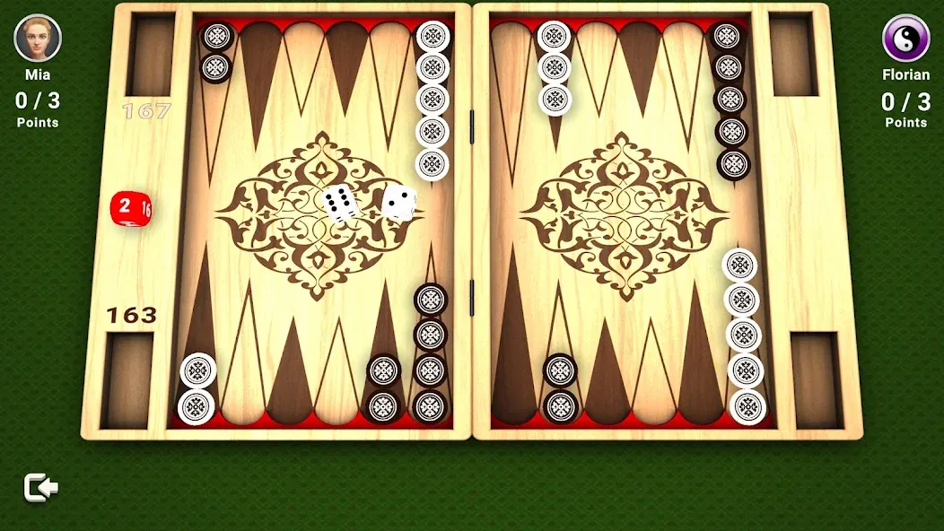 Backgammon -  Board Game  [МОД Много монет] Screenshot 1